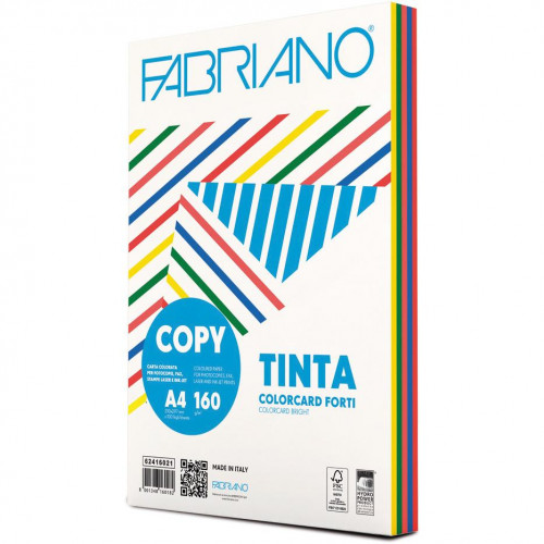 Hartie FABRIANO Tinta А4, 160g/m2, 100 foi mixt intensiv