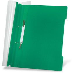 Скоросшиватель пластиковый NOKI A4, зеленый