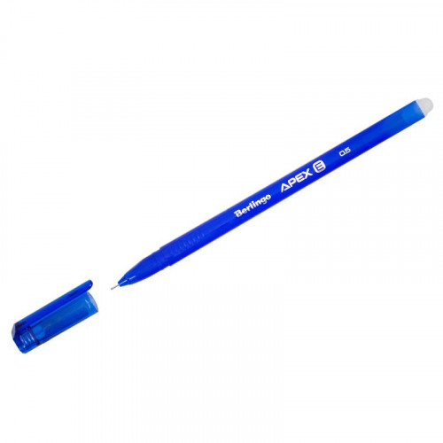 Ручка гелевая BERLINGO Apex E, 0.5 мм, стираемая синяя