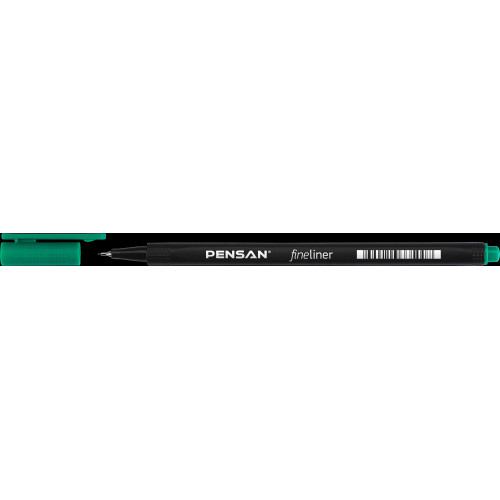 Ручка линер PENSAN, 0.4 мм, зеленая