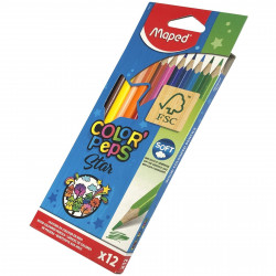 Creioane colorate MAPED Star, 12 culori