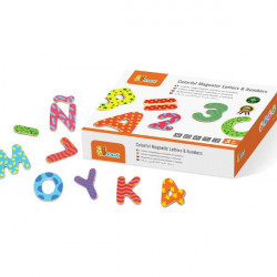 Colorful Magnetic Letters & Numbers 77 pcs
