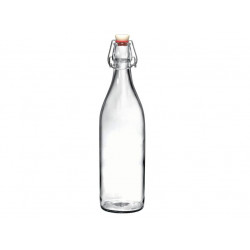 Бутылка с зажимной крышкой Giara Fun 1l, прозрачная
