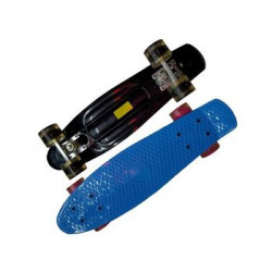 Skateboard 55X14cm, max 75kg, iluminarea rotilor plastic
