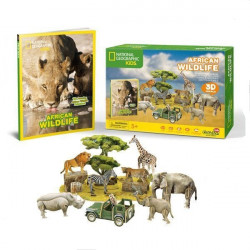 3D Puzzle african wildfire