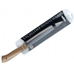 Нож для мяса EH лезвие 20.5cm длина 34сm, деревянная ручка
