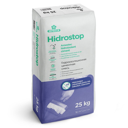 Гидроизоляционная смесь Hidrostop 25кг