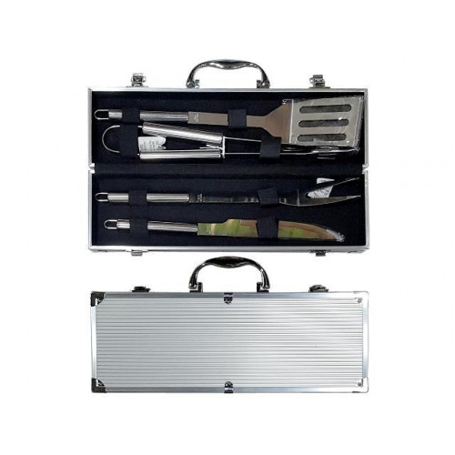Инструменты для барбекю BBQ 4ед, в чемодане 38X7X11cm