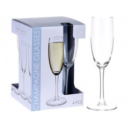 Набор бокалов для шампанского Vinissimo 4шт, 180ml, H20.5сm