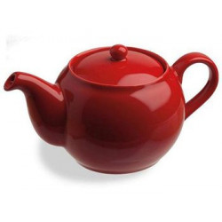 Ceainic pentru infuzie 0.47l rosu din ceramica