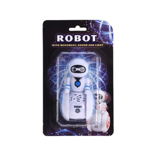 Игрушка Робот свет и звук 11X6X5.5cm, батарейки не входят