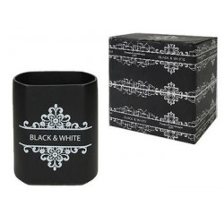 Емкость для кухонных аксессуаров Dolce Black&White, H16cm