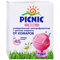 Fumigator electric și lichid Picnic Baby (45 nopți)