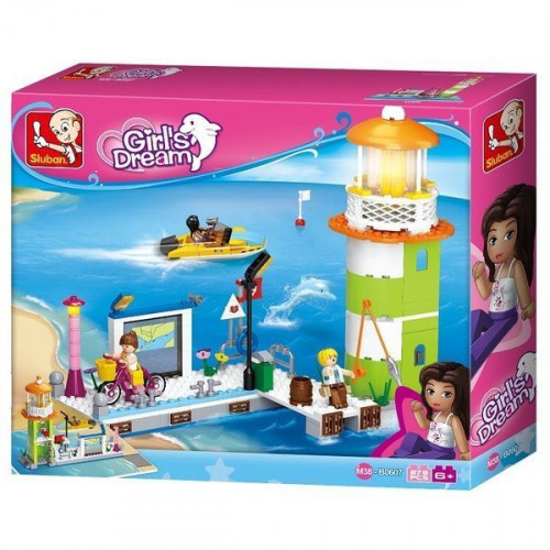 CONSTRUCTOR GIRL IS DREAM Lighthouse & Pier 279pcs