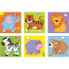 4pcs 6-side Cube Puzzle — Wild animal