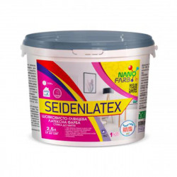 Vopsea de interior SEIDENLATEX Nanofarb, mătăsoasă lucioasă 2.5L