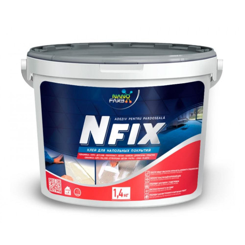 Vopsea adezivă pentru pardoseli Nanocolour NFIX 1.4kg