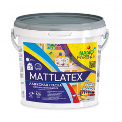 MATTLATEX Nanofarb 1,4 кг интерьерная моющаяся краска
