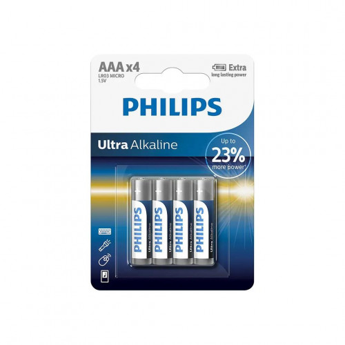 Pile electrice 4 buc Philips ULTRA ALKALINE 1.5 V AAA