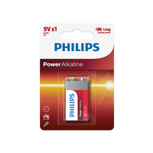 Батареи Philips ULTRA ALKALINE 9 В 6LR61