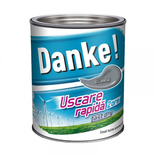 EMAIL DANKE 0.75L, gri metal, ext./int. uscare rapida