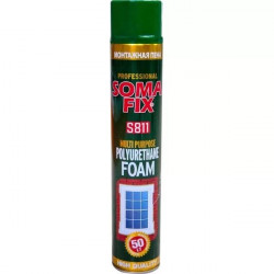 Spuma poliuretanica SomaFix. Aplicare manuala. 750 ml