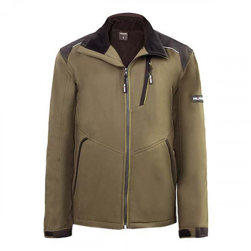 Куртка рабочая, 94% полиэстер / 6% спандекс (софтшелл), цвет оливковый, размер L Profmet