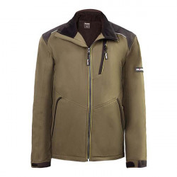 Куртка рабочая, 94% полиэстер / 6% спандекс (софтшелл), цвет оливковый, размер XL Profmet