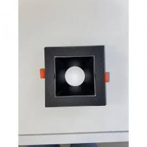 Встраиваемый прожектор ERK5575, MR16, 1xGU10 квадратный черный черный ERKLED