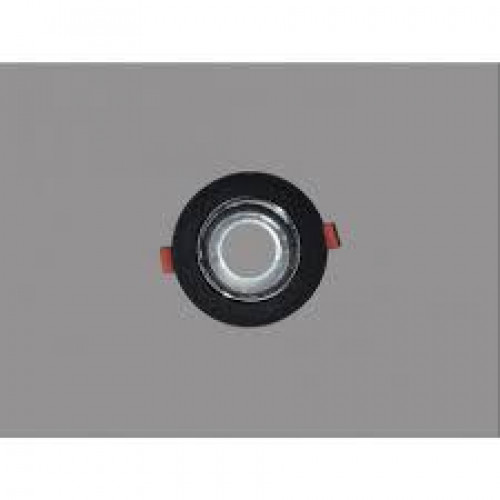 Встраиваемый прожектор ERK5568, MR16, 1xGU10 круглый черный платиновый ERKLED