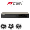 HIKVision DS-7604NI-K1/4P (B) 4-канальный сетевой видеорегистратор высокой четкости NVR 2 ТБ