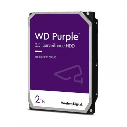 WD Purple 2TB WD20PURX, жесткий диск для видеонаблюдения 2 тб