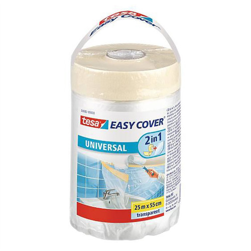 Easy Cover® UNIVERSAL Маскировочная пленка со слабо крепированной клейкой лентой на бумажной основе