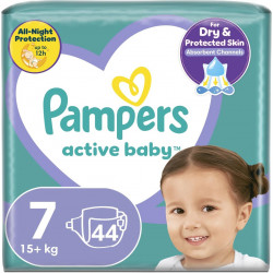 Памперсы Active Baby Jumbo Extra Large 7/44 штук