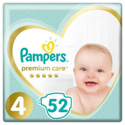 Подгузники для детей PAMPERS Premium Care Maxi №4, 52 шт