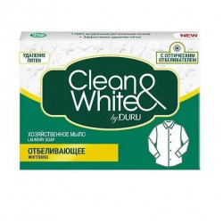 Хозяйственное мыло DURU CLEAN&WHITE with Optical Brighteners 125 гр