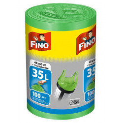 Saci de deșeuri FINO 35l/100pcs cu mânere