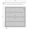 Grilaj de ploaie din plastic (280x280x23) PolyMax Basic pentru șemineu 300x300 A15