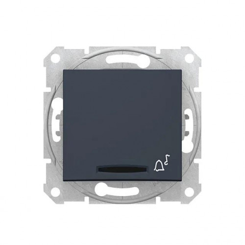 Кнопка выключатель с возвратом и световым индикатором Schneider SDN1600470 sedna 10 A 250 В графитовый
