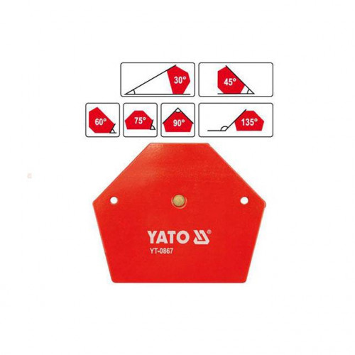 Магнитная струбцина заварки Yato YT0866 64 x 95 x 14 мм
